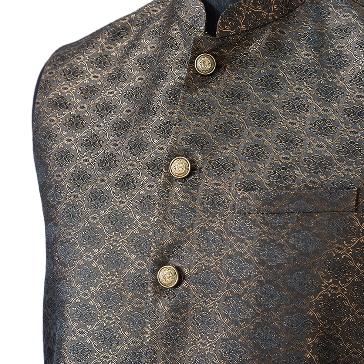 Gravity Men Waist Coat Dark Brown 46652-46654