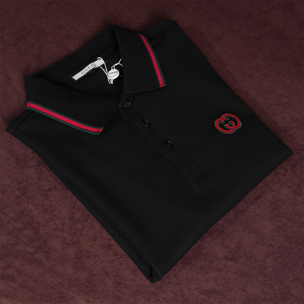 Gravity Black Polo T-Shirt