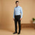 Gravity Men Dress Shirt Sky Blue
