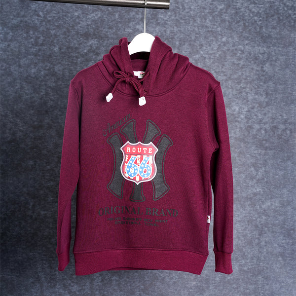 Boys Maroon Hoodie