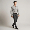 Gravity Men Dress Shirt Grey