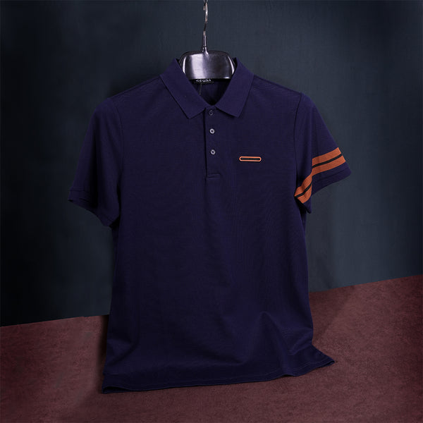 Gravity Blue Polo T-Shirt