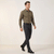 Gravity Men Dress Shirt Pastel Brown
