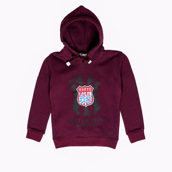 Boys Maroon Hoodie