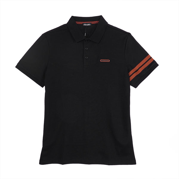 Gravity Black Polo T-Shirt