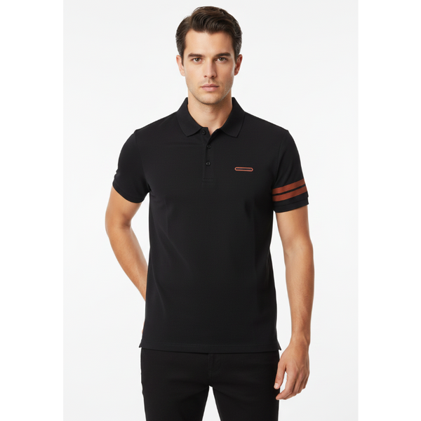 Gravity Black Polo T-Shirt