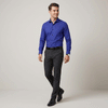 Gravity Men Dress Shirt Royal Blue
