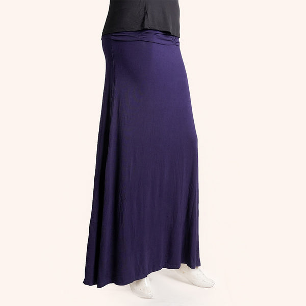 Womens Blue Long Skirt Free Size
