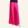 Ladies Pink Wide Leg Trouser Free Size