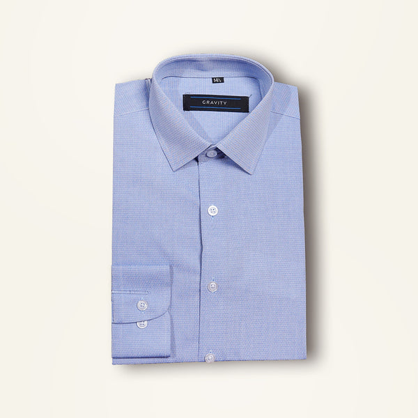 Gravity Men Dress Shirt Sky Blue