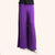 Ladies Purple Wide Leg Trouser Free Size