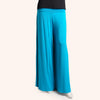 Ladies Sky Blue Wide Leg Trouser Free Size