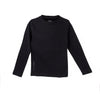 Boys Black Full Sleeves T-Shirt