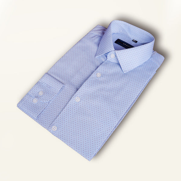 Gravity Men Dress Shirt Sky Blue