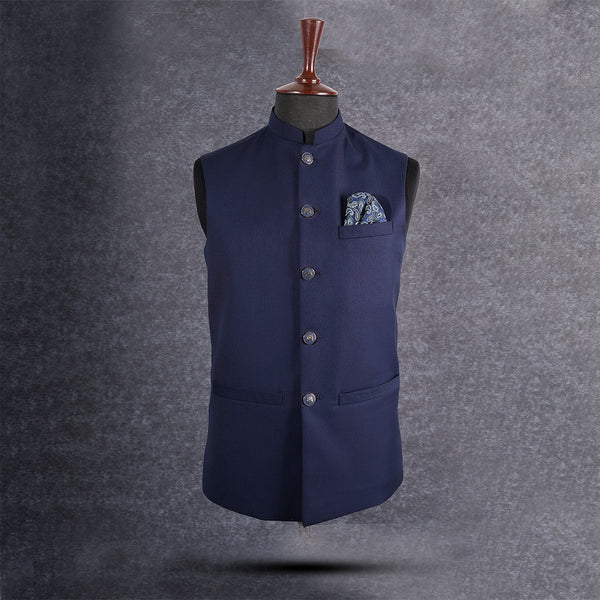 Gravity Men WaistCoat Blue