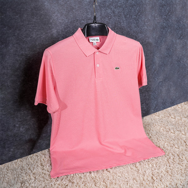 Gravity Men's Light Pink Polo T-Shirt