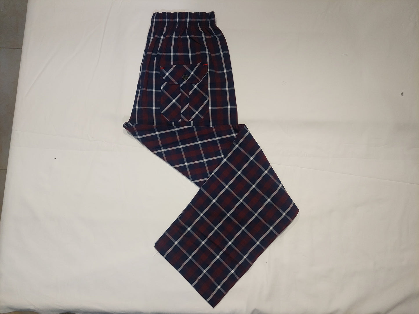 Men Check Trouser
