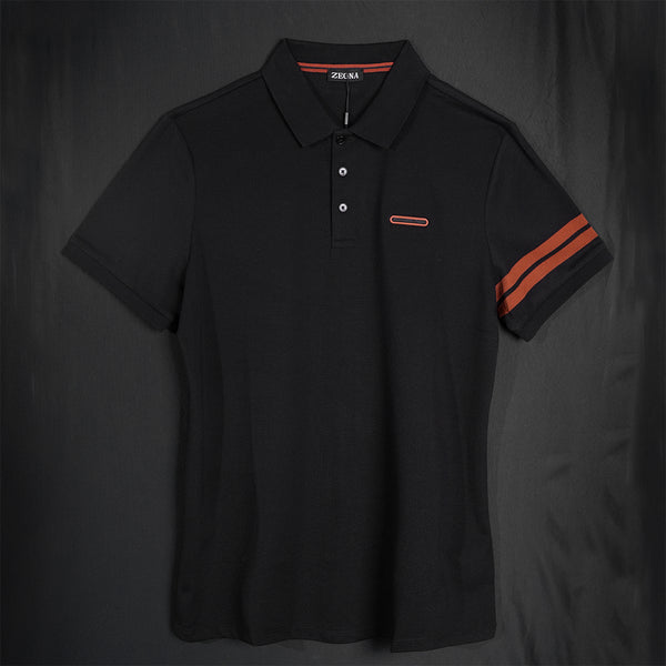 Gravity Black Polo T-Shirt