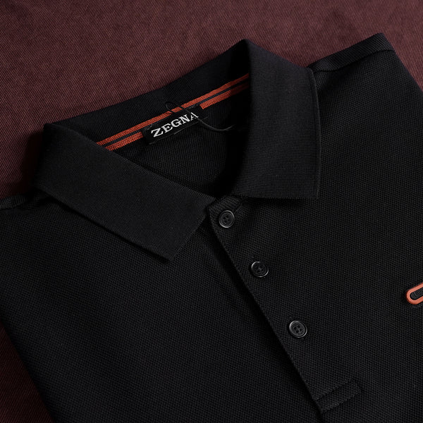 Gravity Black Polo T-Shirt
