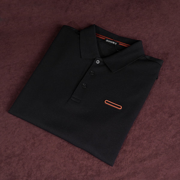Gravity Black Polo T-Shirt