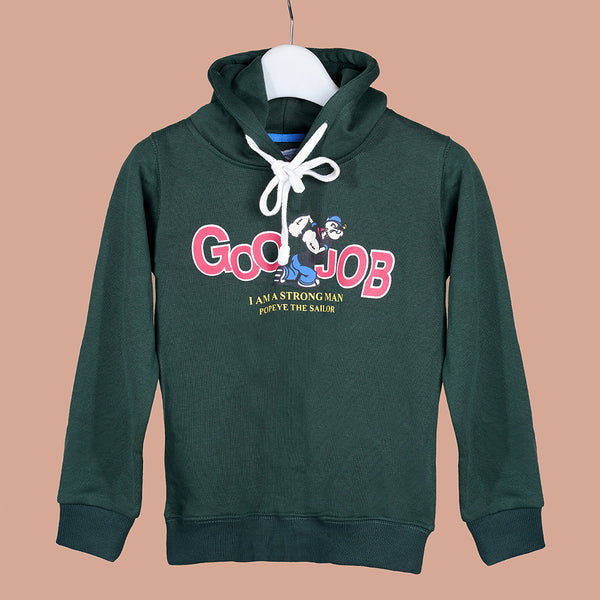 Boys Green Hoodie