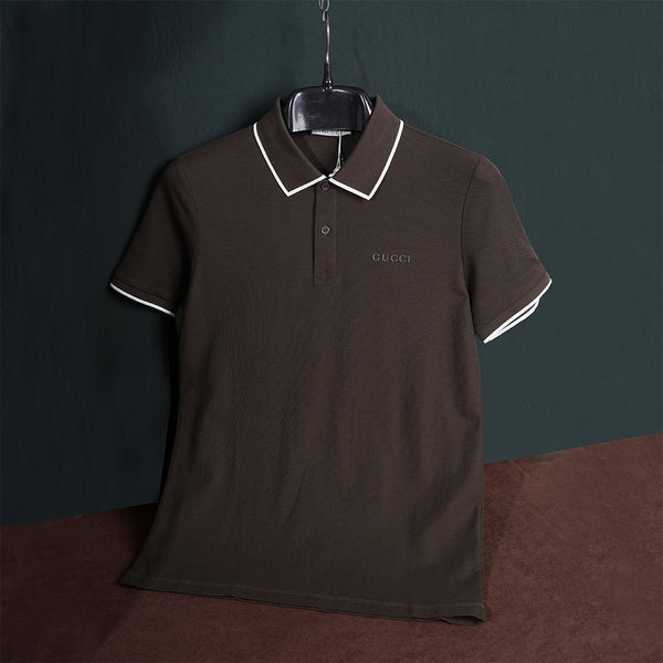 Gravity Brown Polo T-Shirt