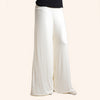 Ladies White Wide Leg Trouser Free Size
