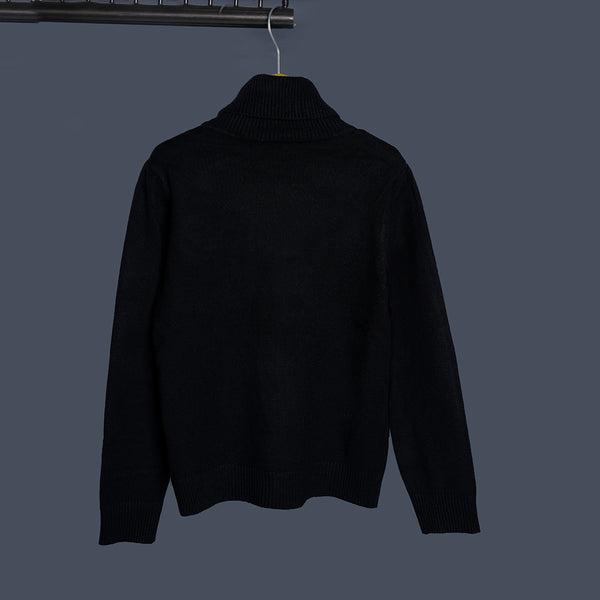 Black High neck Sweatshirt