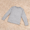 Boys Grey Full Sleeves T-Shirt