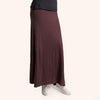 Womens Brown Long Skirt Free Size
