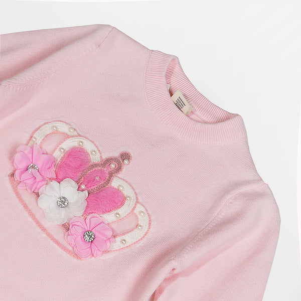 Baby Pink Crown Shirt for kids