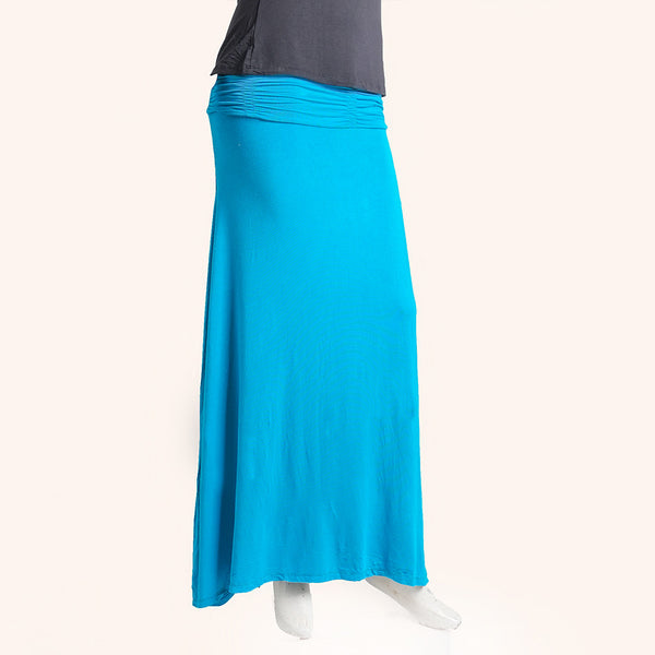 Womens Sky Blue Long Skirt Free Size