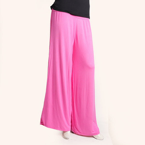 Ladies Light Pink Wide Leg Trouser Free Size