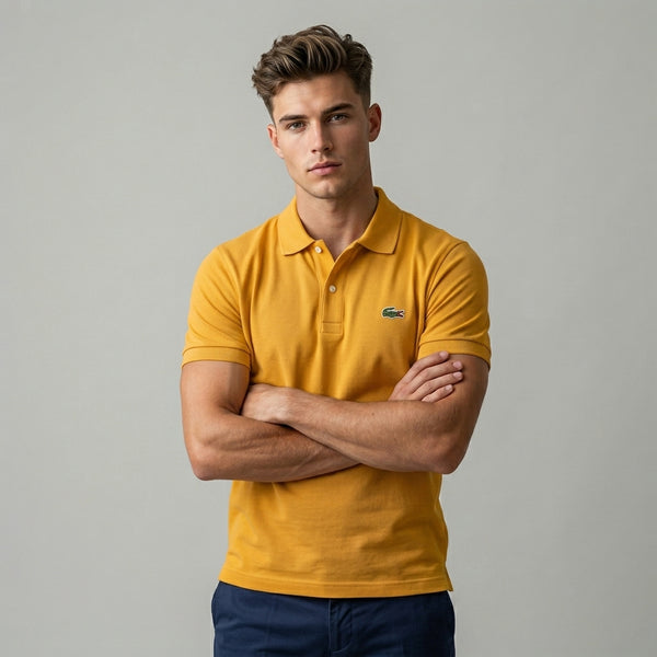 Gravity Men's Yellow Polo T-Shirt