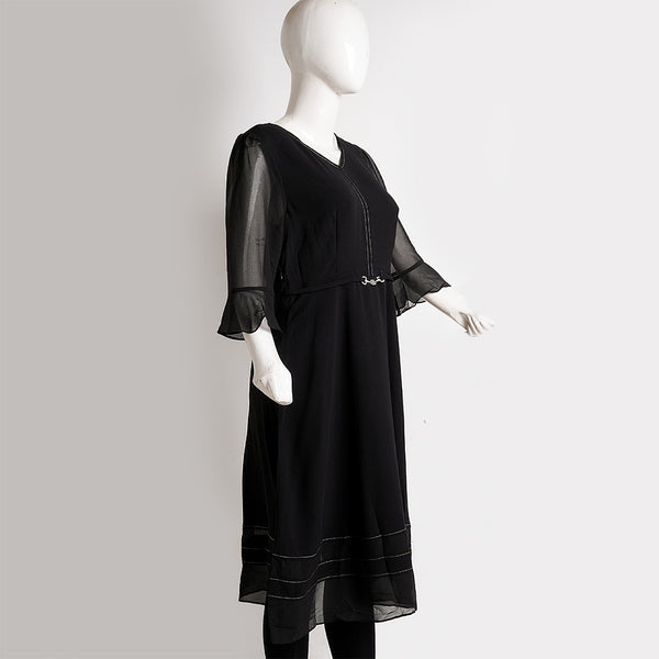 Women's Black Frock
