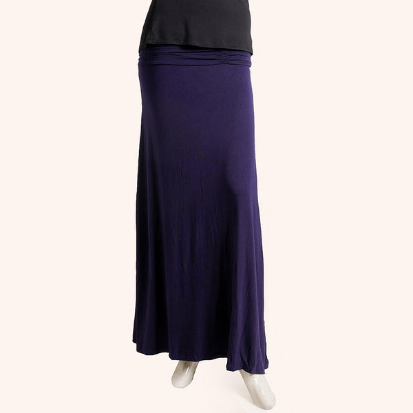 Womens Blue Long Skirt Free Size