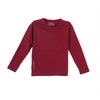 Boys Maroon Full Sleeves T-Shirt