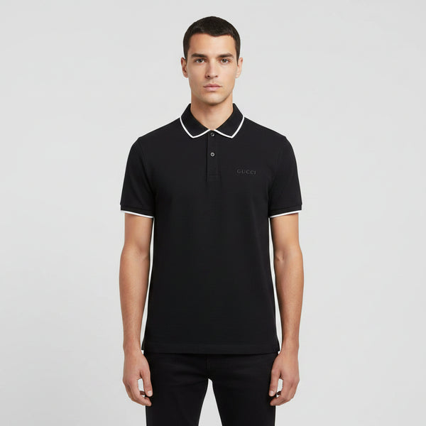 Gravity Black Polo T-Shirt