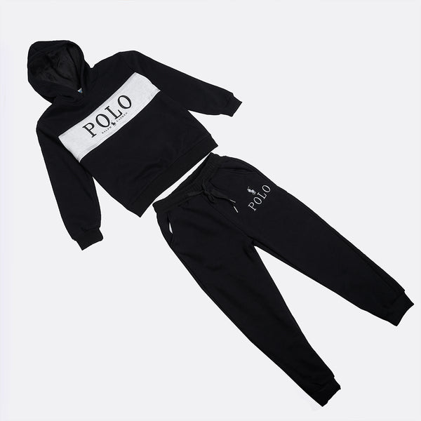 Boys Track Suit Black