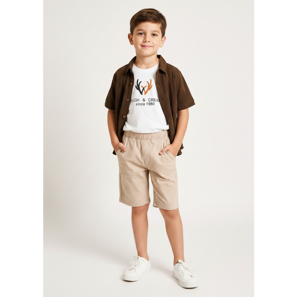 Boys Double Shirt & Short Set