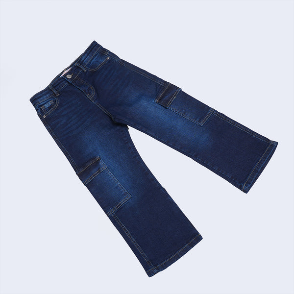 Girls Dark Blue Jeans