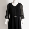 Women's Black Frock