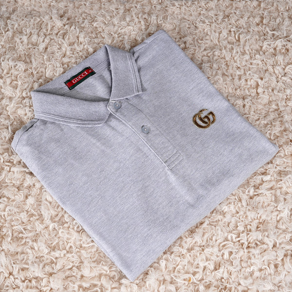 Gravity Men's Grey Polo T-Shirt