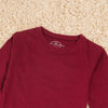 Boys Maroon Full Sleeves T-Shirt