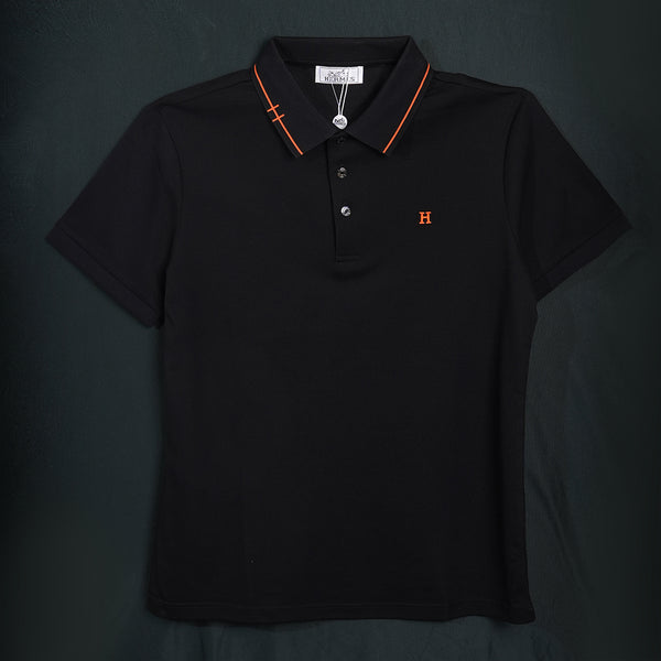 Gravity Black Polo T-Shirt