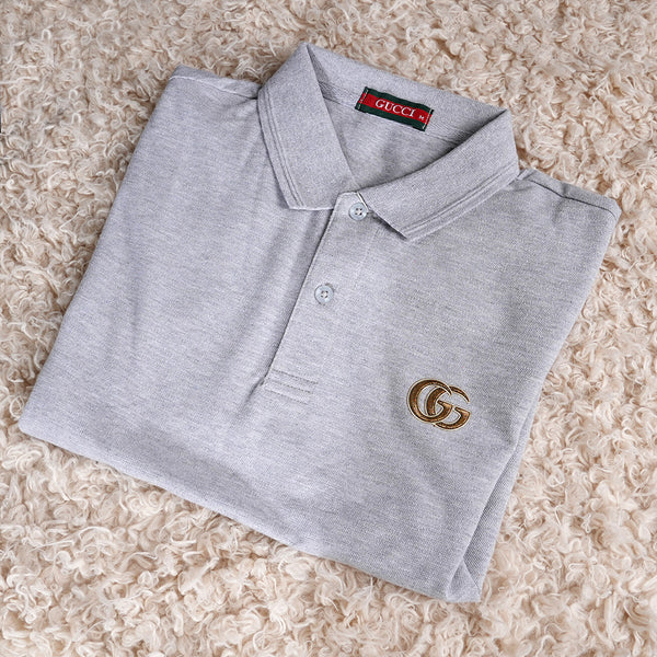 Gravity Men's Grey Polo T-Shirt