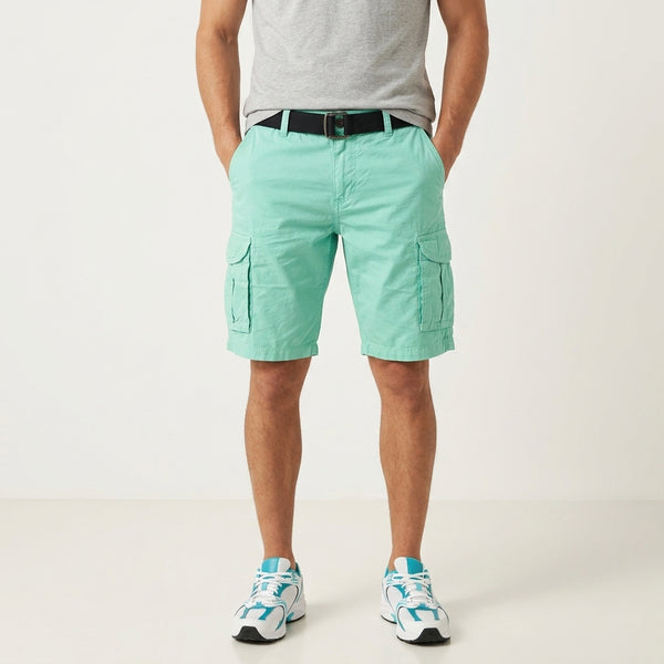 Brmuda Style Sea Green Shorts