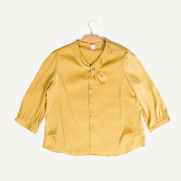 Mustard Casual Top