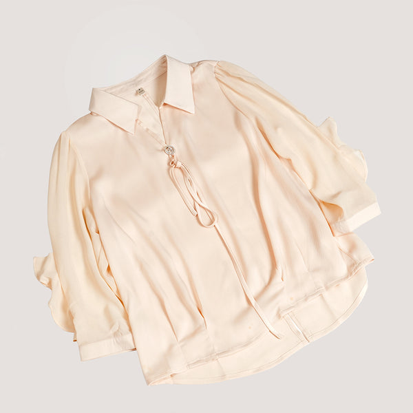 Women's Light Peach Casual Top