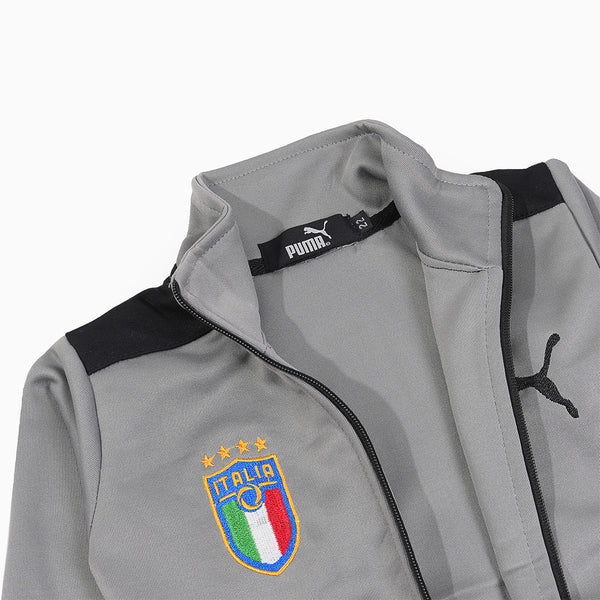 Boys Track Suit Grey & Black